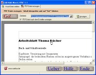 Screenshot von Word zu PDF 1.1 - PDF aus Worddateien.